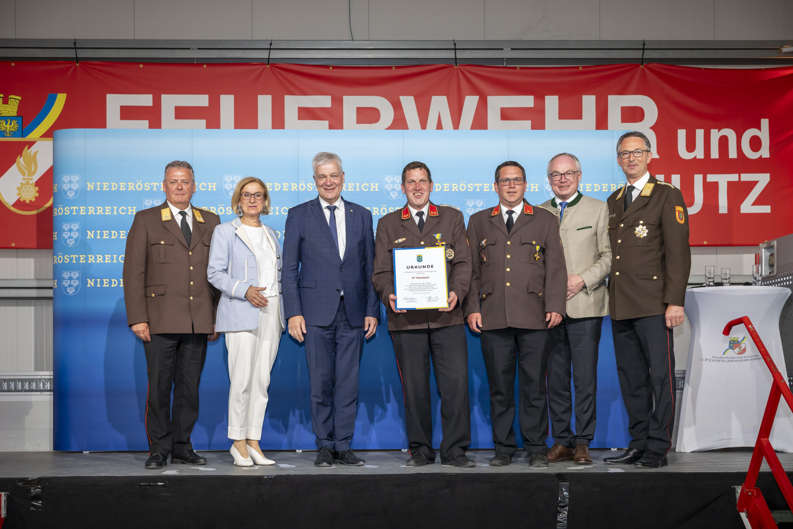 100jahreHiesbach Ehrung Tulln